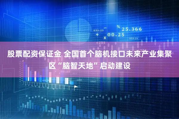 股票配资保证金 全国首个脑机接口未来产业集聚区“脑智天地”启动建设